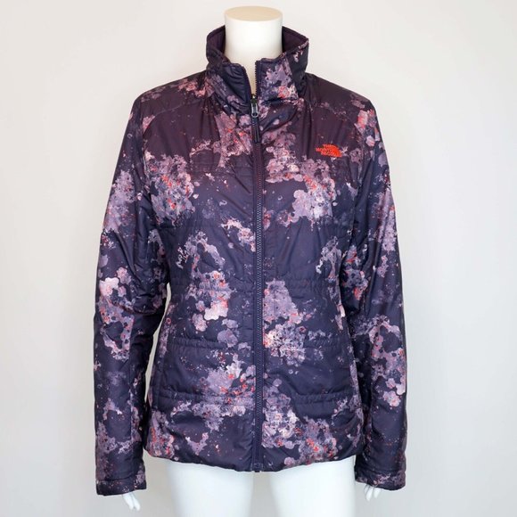The North Face Clementine Triclimate Jacket Purple Floral Liner Women's Large - Picture 2 of 7